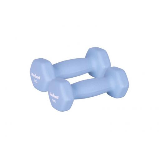 Sada činek z litiny a neoprenu HEX REBEL RBA-2330-1 2x1kg
