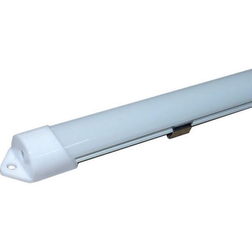 Hliníkový profil MS-506-3HB pro LED pásku 8–10 mm, 1 m, bílý