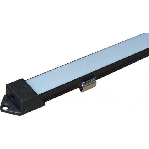 Hliníkový profil MS-510 pro LED pásku 8 mm, 1 m, černý, anodizovaný