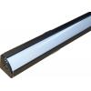Hliníková rohová lišta MS-614 pro LED pásku 8–10 mm, 1 m, černá