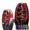 Keramický aromaterapeutický vodopádový kahan, 20 × 9 cm, červený + 10 vonných kuželů