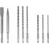 FRITZFURT 3161-3008 40CR-ocel sada příklepových vrtáků 8dílná 6 mm, 8 mm, 10 mm, 12 mm SDS plus 1 sada