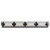 Digitus DIGITUS - CAT 6, Klasse E Patch Panel, ungeschirmt patch panel 483 mm (19) CAT 6A černá osazený