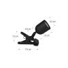 Lampa na klip DPM R3T-4W-B 4W