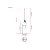 Objímka E27 s kabelem DPM OPR001N