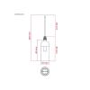 Objímka E27 s kabelem DPM OPR002N