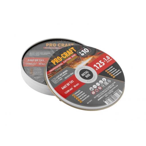 Kotouč řezný PROCRAFT 125x1.0mm sada 10ks