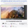 Arzopa Přenosný monitor 43.9 cm (17.3 palec)1920 x 1080 Pixel, 16:9, 25 ms, IPS LCD