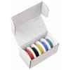 TRU COMPONENTS TC-14085044 Silikonová licna, 0.055 mm², červená, černá, žlutá, modrá, zelená, 1 sada