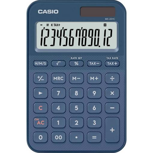 Casio stolní kalkulačka, displej (počet míst) 12, Navy