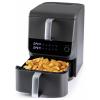 GourmetMaxx 16404 horkovzdušná fritéza 10 l 2500 W nepřilnavý povlak, bez BPA, Cool touch pouzdro, Digitální časovač, funkce grilování, horkovzdušný,