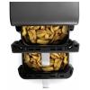 GourmetMaxx 16404 horkovzdušná fritéza 10 l 2500 W nepřilnavý povlak, bez BPA, Cool touch pouzdro, Digitální časovač, funkce grilování, horkovzdušný,