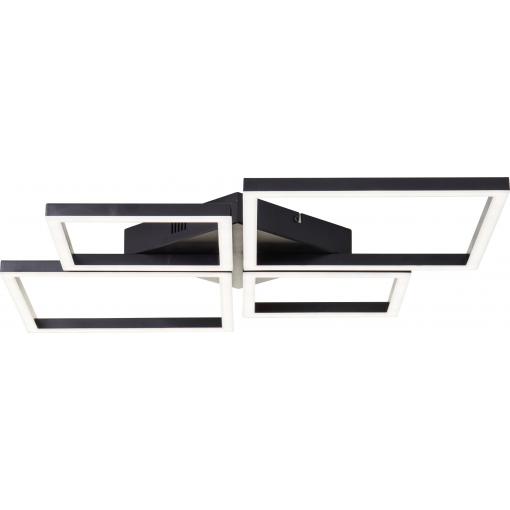 Brilliant G80931/06 Wand- und Deckenleuchte stropní svítidlo LED pevně vestavěné LED černá