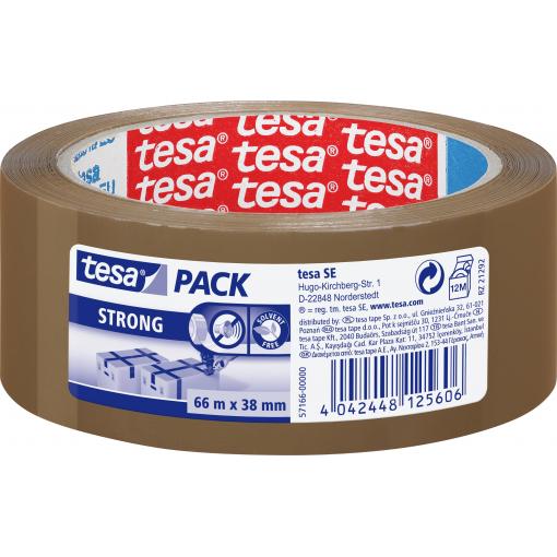 tesa 57166-00000-05 lepicí páska TESAPACK® světle žlutá (d x š) 66 m x 38 mm 1 ks