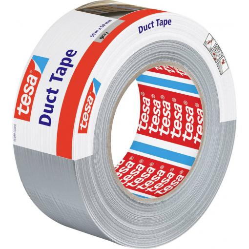 tesa 56499-00000-15 instalatérská izolační páska tesa® Duct tape šedá (d x š) 50 m x 50 mm 1 ks
