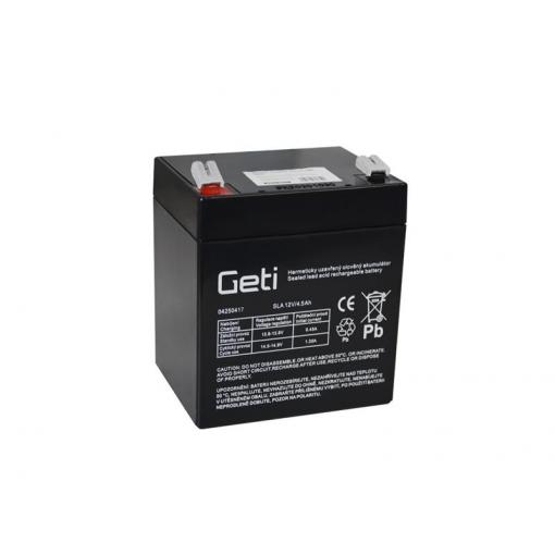 Baterie olověná 12V 4.5Ah GETI