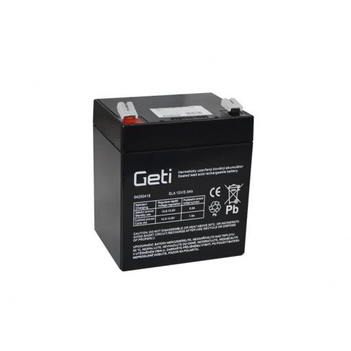 Baterie olověná 12V 5.0Ah GETI