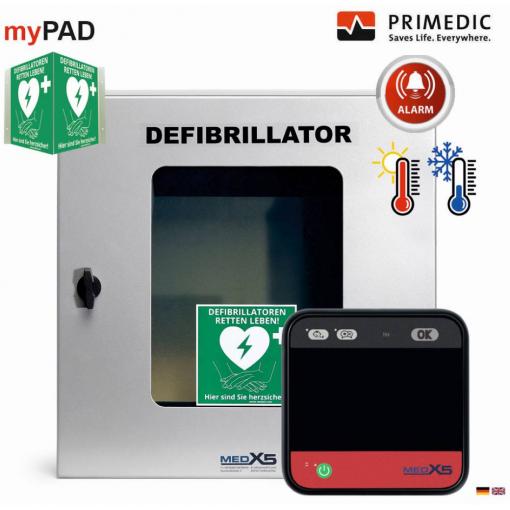 MEDX5 myPAD-A mit LCD-Bildschirm defibrilátor venkovní Automatické řízení defibrilačního výboje