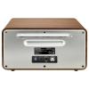 Albrecht DR 760 27760 stolní rádio, DAB+, FM, DAB+, AUX, Bluetooth, Dřevěný kryt, včetně reproduktoru, dřevo, hnědá, stříbrná