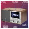 Albrecht DR 760 27760 stolní rádio, DAB+, FM, DAB+, AUX, Bluetooth, Dřevěný kryt, včetně reproduktoru, dřevo, hnědá, stříbrná