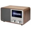 Albrecht DR 760 27760 stolní rádio, DAB+, FM, DAB+, AUX, Bluetooth, Dřevěný kryt, včetně reproduktoru, dřevo, hnědá, stříbrná