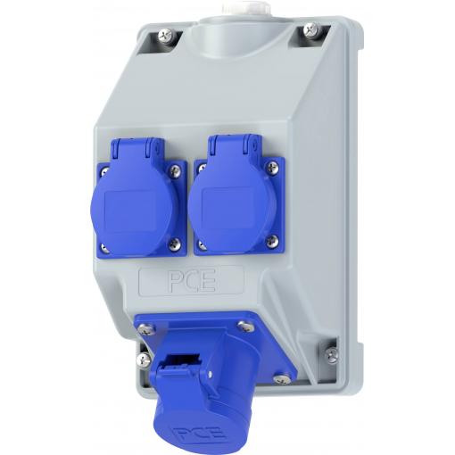 PC Electric 16081352 rozbočovač šedá, modrá