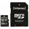 Intenso Professional paměťová kartam miniSDXC Retail 256 GB Class 10, UHS-I U3, v30 Video Speed Class Vodotěsný, Teplotně odolná