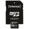 Intenso Professional paměťová kartam miniSDXC Retail 256 GB Class 10, UHS-I U3, v30 Video Speed Class Vodotěsný, Teplotně odolná