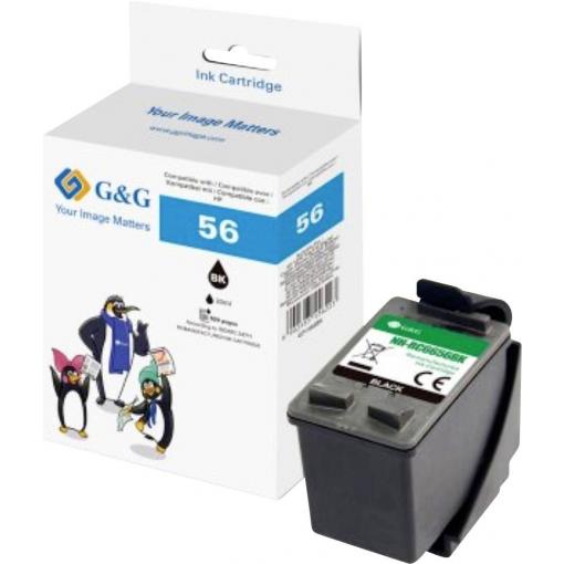 G&G Ink kompatibilní černá NH-RC6656BK GP-H56BK