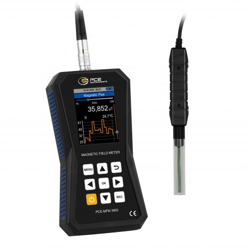 PCE Instruments Zkoušečka magnetického pole se slotem pro SD kartu