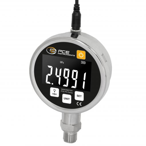 PCE Instruments měřič vysokého/nízkého tlaku v systémech, měří tlak, -0.88 - 25 bar