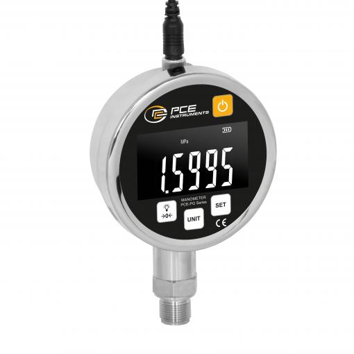 PCE Instruments měřič vysokého/nízkého tlaku v systémech, měří tlak, -0.88 - 16 bar