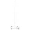 magnetoplan moderační tabule VarioPin (š x v) 100 cm x 180 cm plsť bílá, tmavě modrá oboustranně použitelné, včetně koleček, magnetické, nástěnka 1181114