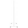 magnetoplan moderační tabule VarioPin (š x v) 100 cm x 180 cm plsť bílá, tmavě modrá oboustranně použitelné, včetně koleček, magnetické, nástěnka 1181114