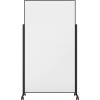 magnetoplan bílá popisovací tabule Vario (š x v) 100 cm x 180 cm černá, bílá lakovaný, hladký oboustranně použitelná , formát na šířku nebo na výšku