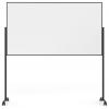 magnetoplan bílá popisovací tabule Vario (š x v) 100 cm x 180 cm černá, bílá lakovaný, hladký oboustranně použitelná , formát na šířku nebo na výšku