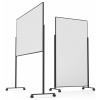 magnetoplan bílá popisovací tabule Vario (š x v) 100 cm x 180 cm černá, bílá lakovaný, hladký oboustranně použitelná , formát na šířku nebo na výšku