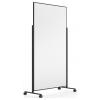 magnetoplan bílá popisovací tabule Vario (š x v) 100 cm x 180 cm černá, bílá lakovaný, hladký oboustranně použitelná , formát na šířku nebo na výšku