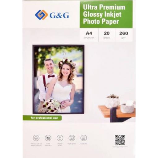 G&G 260GSM-A4-20 fotografický papír 260 g/m² 20 ks