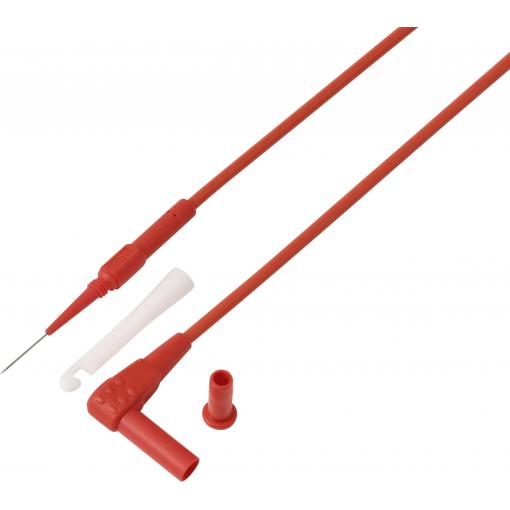 VOLTCRAFT MSL-520 rot měřicí kabel 4 mm zástrčka pinový kontakt 1.5 m červená 1 ks