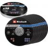 Einhell 711525 sada řezných kotoučů 115 mm 10 ks kov, nerezová ocel, ocel, list