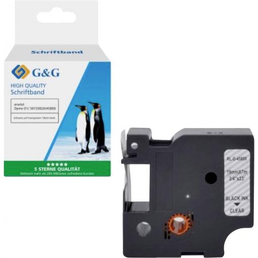 G&G páska do štítkovače Barva písma: černá