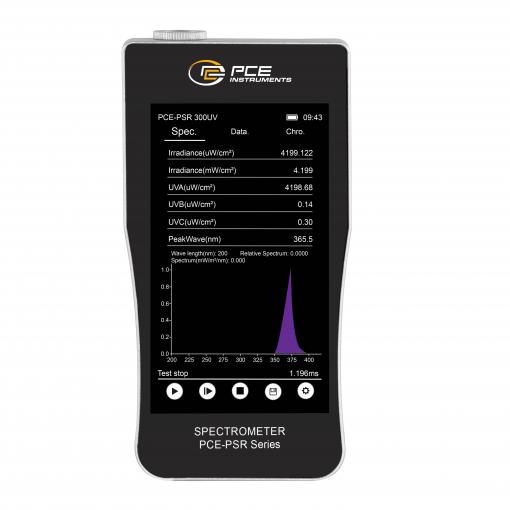 PCE Instruments PCE-PSR 300UV Chromametr 0.001 - 5000 lx