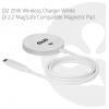 club3D bezdrátová indukční nabíječka 25 W Qi2 USB-C 25Wa CAC-3026 Výstup Qi standard bílá