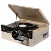 Denver MRD-180 Stereosouprava v retro stylu DAB+, Bluetooth, CD, kazeta, gramofón, černá, dřevo
