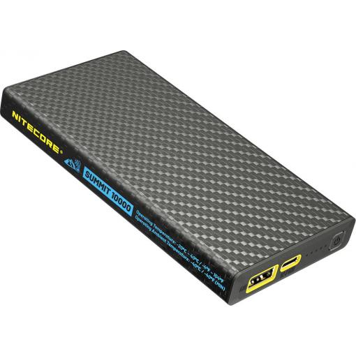 NiteCore SUMMIT powerbanka Li-Ion, 10000 mAh, Quick Charge, USB-C® (s napájením), USB-A, Indikátor stavu, Možnost současného nabíjení a vybíjení
