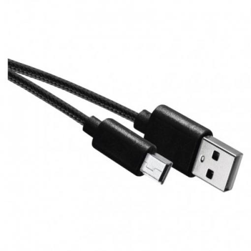 Kabel USB kabel 2.0 A/M - mini B/M 2m černý  SM7009BL