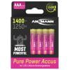 Ansmann Li-Ion Akku Micro AAA Typ 1400 (min. 1250 mAh) sada akumulátorů Li-Ion 1250 mAh 1.5 V 1 ks