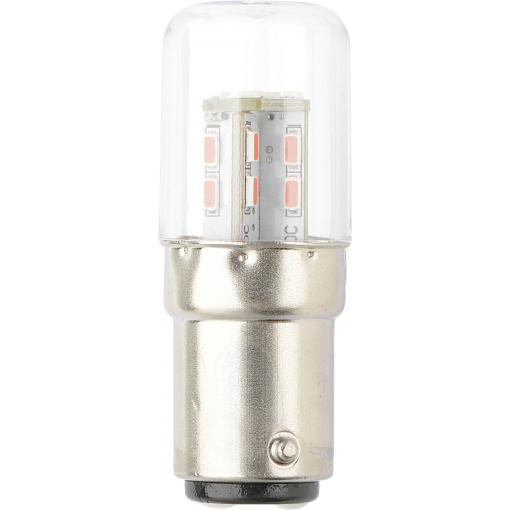 TRU COMPONENTS TC-13776156 indikační LED červená BA15d 12 V/DC, 24 V/DC 200 lm
