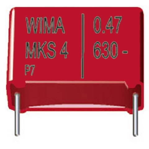 Wima MKS4C031002A00KSSD 1 ks fóliový kondenzátor MKS 0.1 µF 63 V/DC 10 % 7.5 mm (d x š x v) 10 x 2.5 x 7 mm Bulk